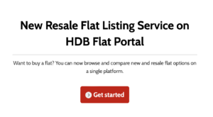 Launch of Resale Flat Listing Service on HDB Flat Portal